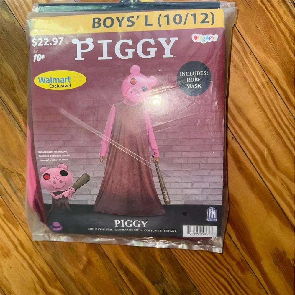 ROBLOX Piggy Boys' Costume 10/12 Halloween Outfit cosplay NO‎ MASK included NEW